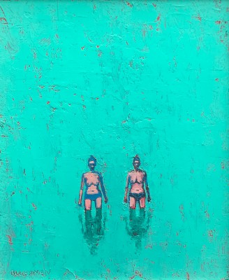 STUART BUCHANAN - les baigneuses bleues